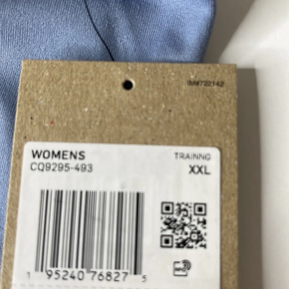 Nike Smokey Blue Dri-Fit Racerback Maternity Tank Top XXL